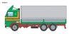 Italeri 90762 Scania 142H 6x2 Canvas 1/24